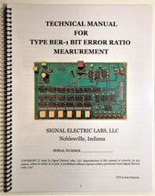 Load image into Gallery viewer, BER-1 (BER) MEASUREMENT